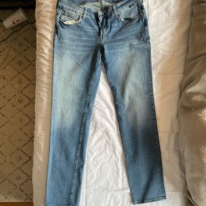 Low Rise Straight Leg Jeans